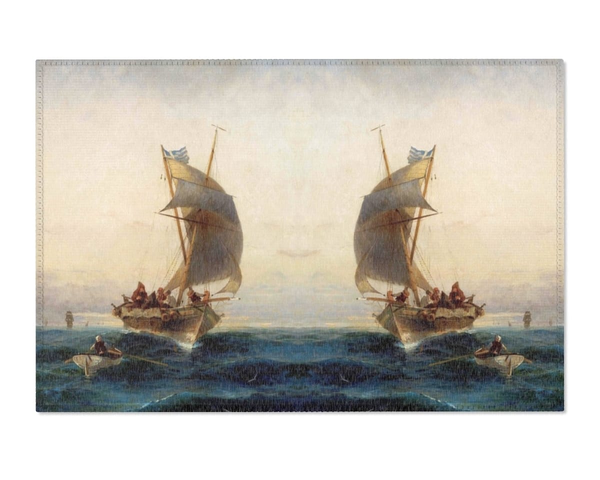 Art Area Rug, Artist Konstantinos Volanakis, Artwork 